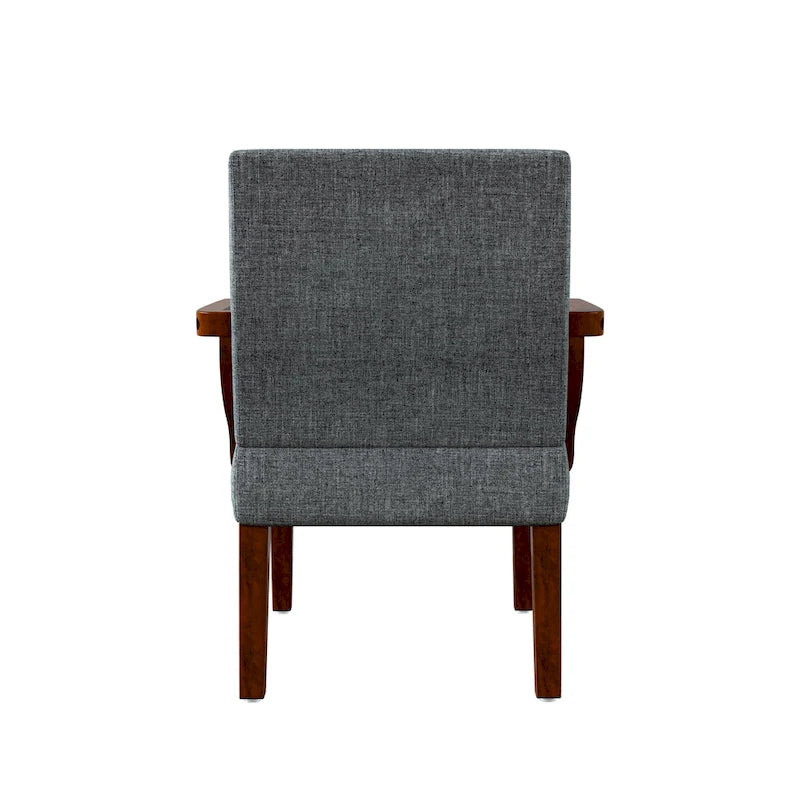Fauteuils Gris 18.7 avec Table Ronde (Lot de 2)