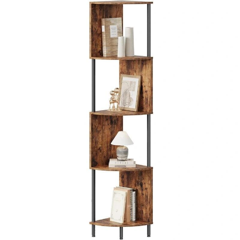 Corner Shelf Stand - 11.8D x 11.8W x 58.2H
