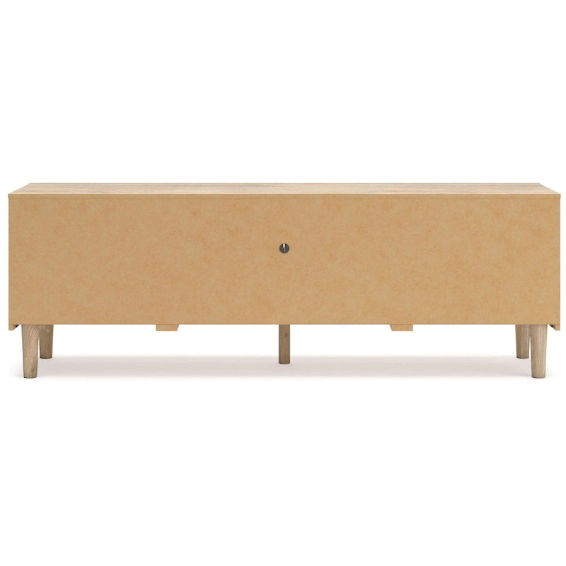 Grand meuble TV, 4 tiroirs, 2 étagères, bois marron, 183 cm