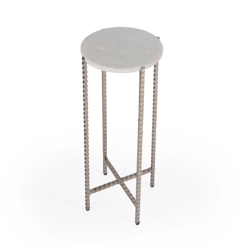 Table d'appoint à pieds croisés en granit