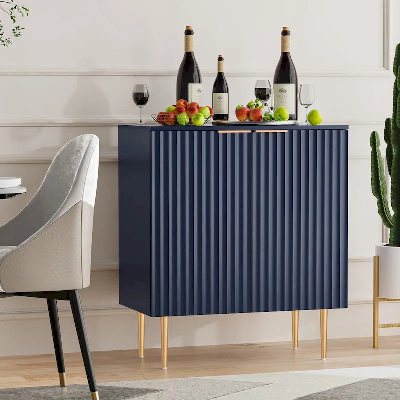 Buffet enfilade avec étagères réglables