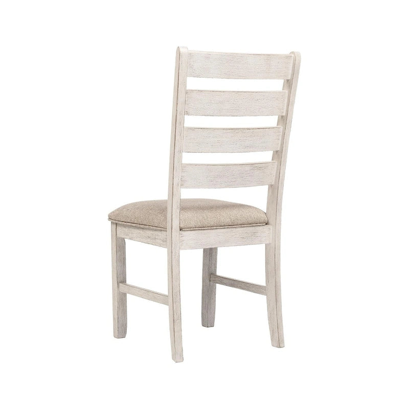 Chaises de salle à manger blanchies à la chaux (lot de 2)