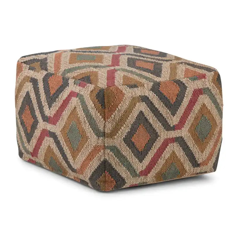 Pouf carré bohème Creativity
