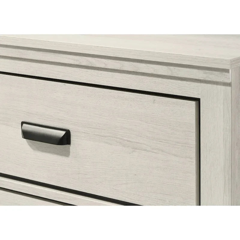 Ensemble de chambre à coucher 4 pièces avec panneaux LED blancs