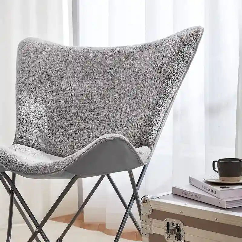 Fauteuil papillon surdimensionné - Confort douillet