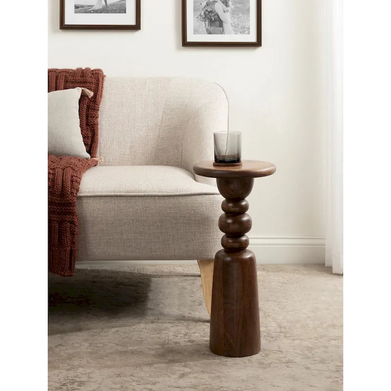 Table d'appoint créative en bois