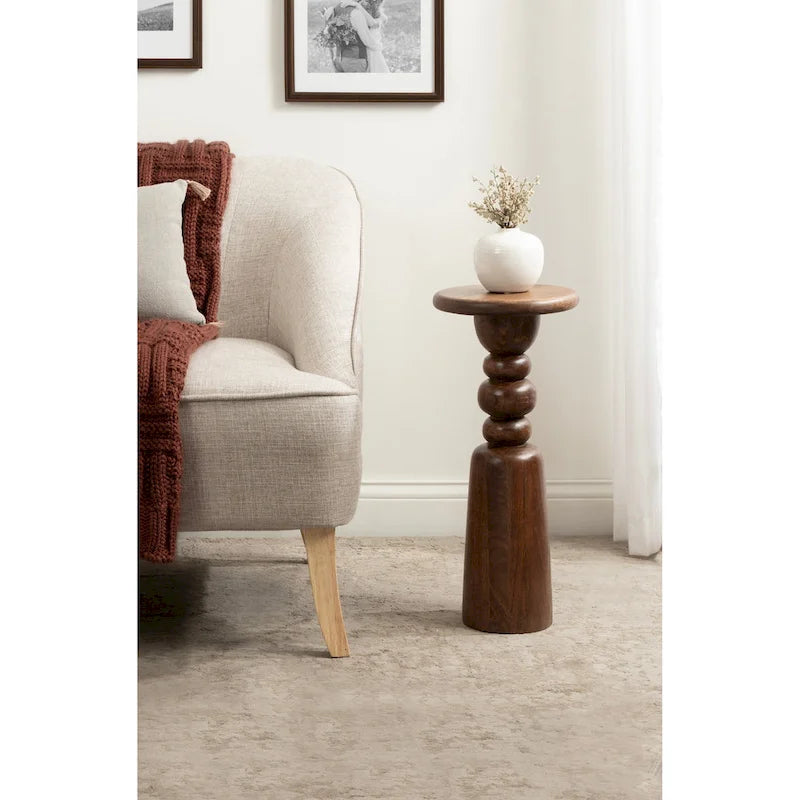 Table d'appoint créative en bois