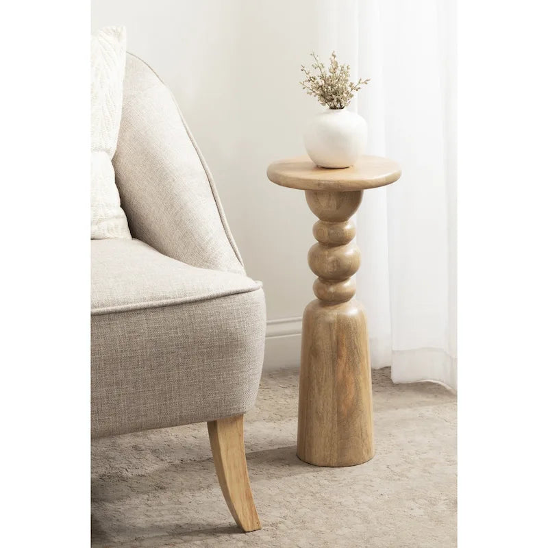 Table d'appoint créative en bois