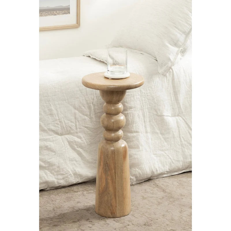 Table d'appoint créative en bois
