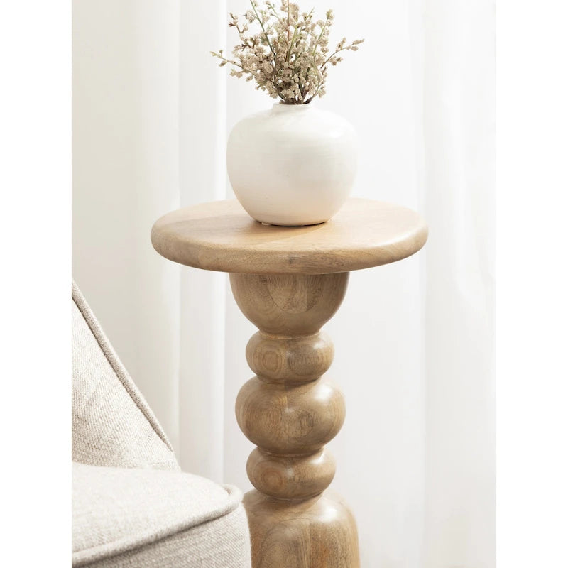 Table d'appoint créative en bois